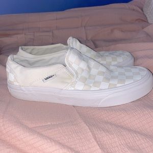 womens checkered vans
